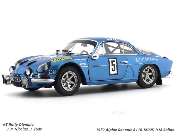 1972 Alpine Renault A110 1600S Olympia Rally 1:18 Solido diecast