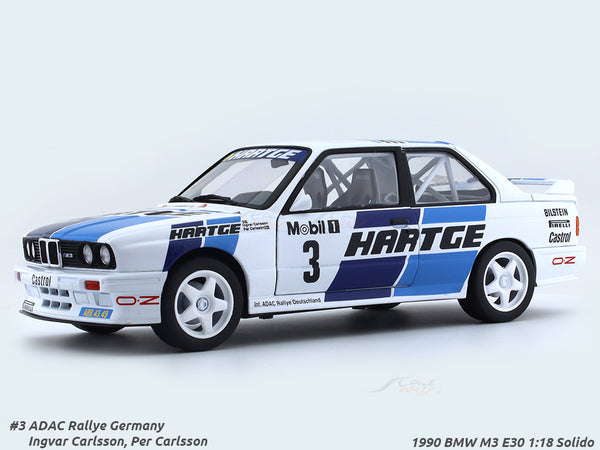 1986 BMW M3 E30 ADAC Rally Germany 1:18 Solido diecast
