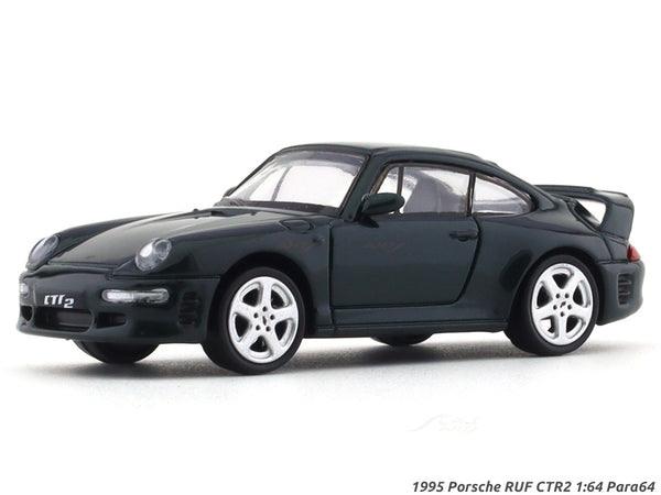 1995 Porsche RUF CTR2 Forest Green 1:64 Para64 diecast