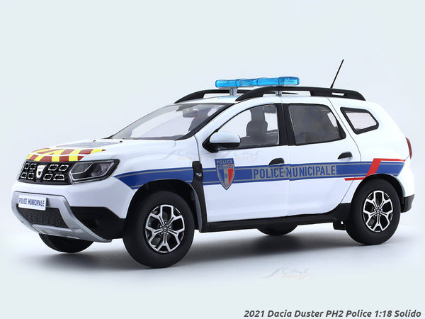 2021 Dacia Duster PH2 Police 1:18 Solido diecast