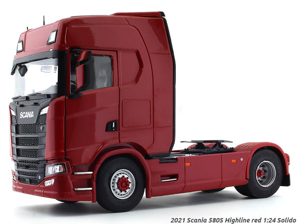 2021 Scania 580S Highline red 1:24 Solido diecast